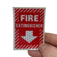 Fire Extinguisher - Hi Vis Sticker