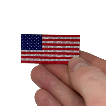 Micro US Flag - Hi Vis Sticker - firestationstore.com