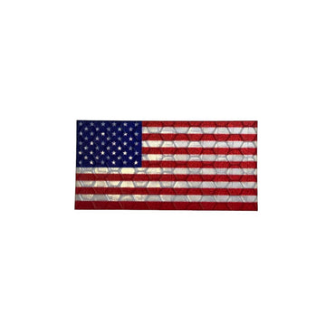 Micro US Flag - Hi Vis Sticker - firestationstore.com