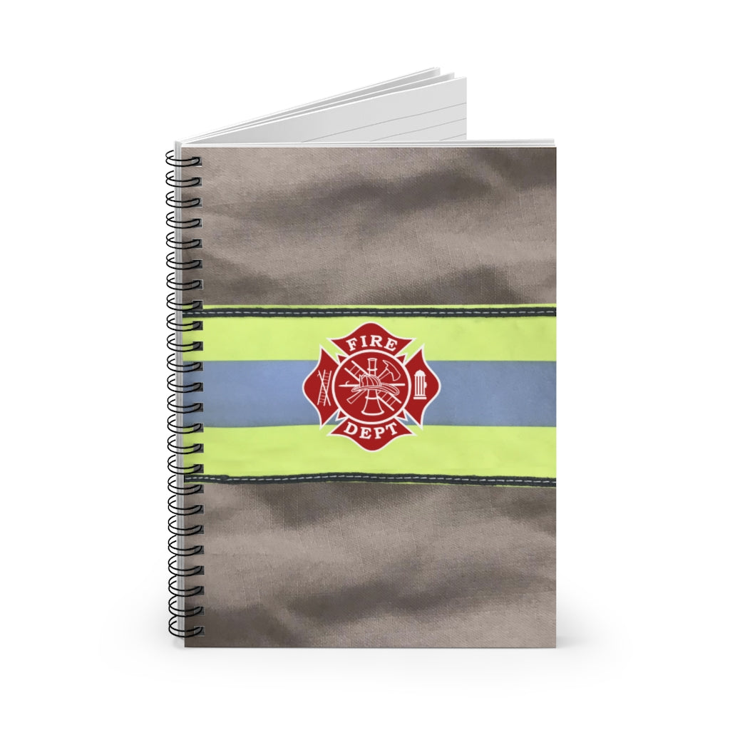 Firefighter Jacket Spiral Notebook - Ruled Line - firestationstore.com