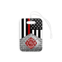 Firefighter Thin Red Line Luggage Bag Tag - firestationstore.com