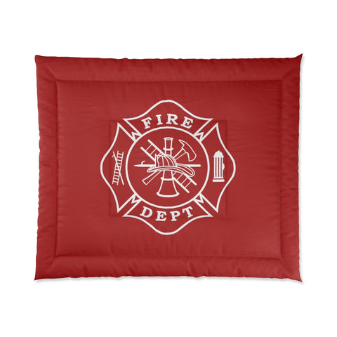 Firefighter Maltese Cross Comforter