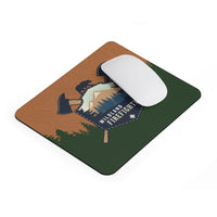 Wildland Firefighter with Trees Mousepad