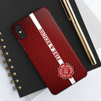 Firefighter Maltese Cross Fire & Rescue Tough Phone Cases - firestationstore.com - Phone Case