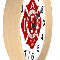 IAFF Maltese Cross Wall clock