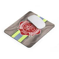 Volunteer Firefighter Jacket Mousepad - firestationstore.com