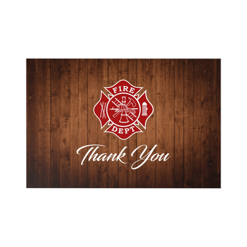 Firefighter Thank You Postcards (7 pcs)