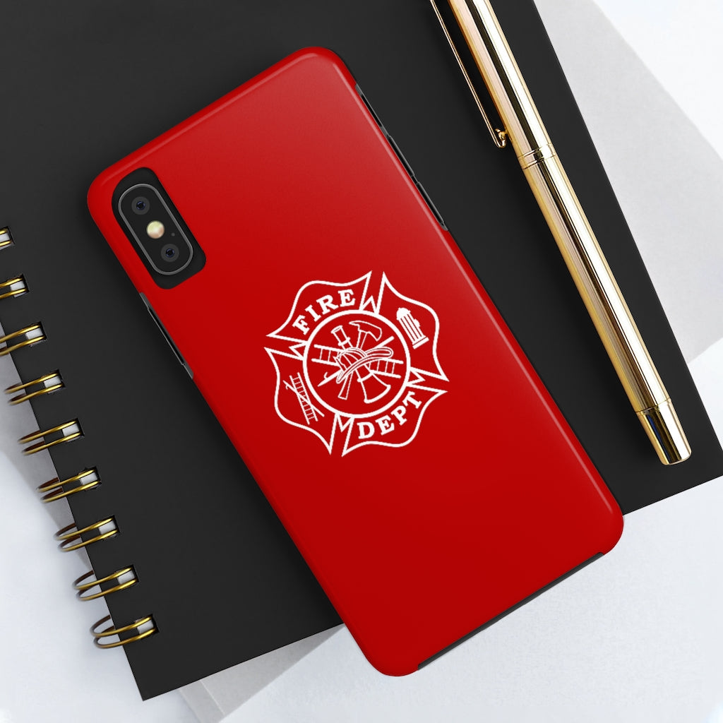 Firefighter Maltese Cross Tough Phone Cases - firestationstore.com
