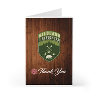 Wildland Firefighter Thank You Greeting Cards (7 pcs)