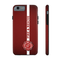 Firefighter Mesh Printed Case Mate Tough Phone Cases - firestationstore.com