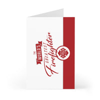 The World's Greatest Firefighter Greeting Cards (7 pcs)