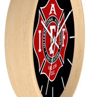 IAFF Maltese Cross Wall clock