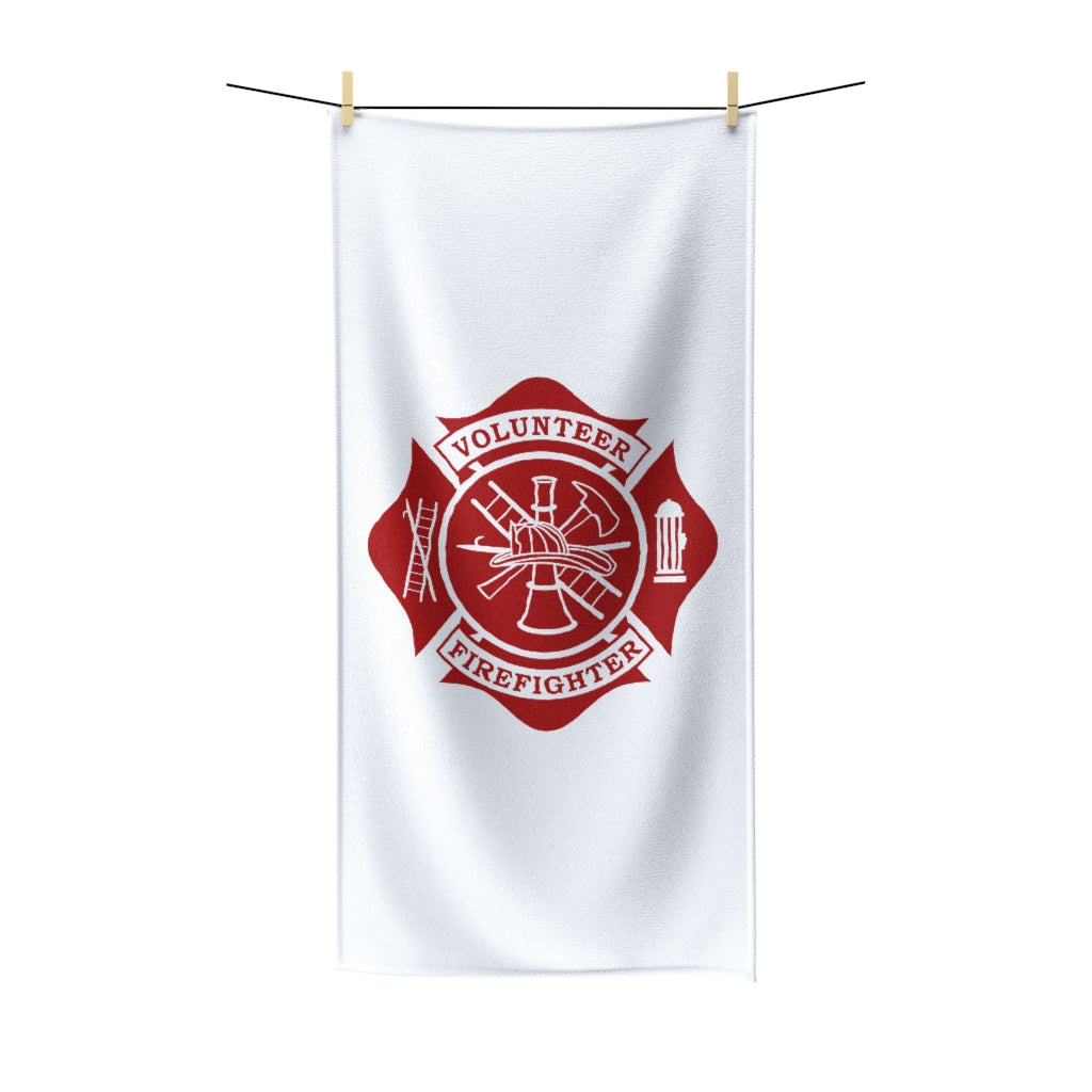Volunteer Firefighter Firefighter Maltese Polycotton Towel - firestationstore.com - Home Decor