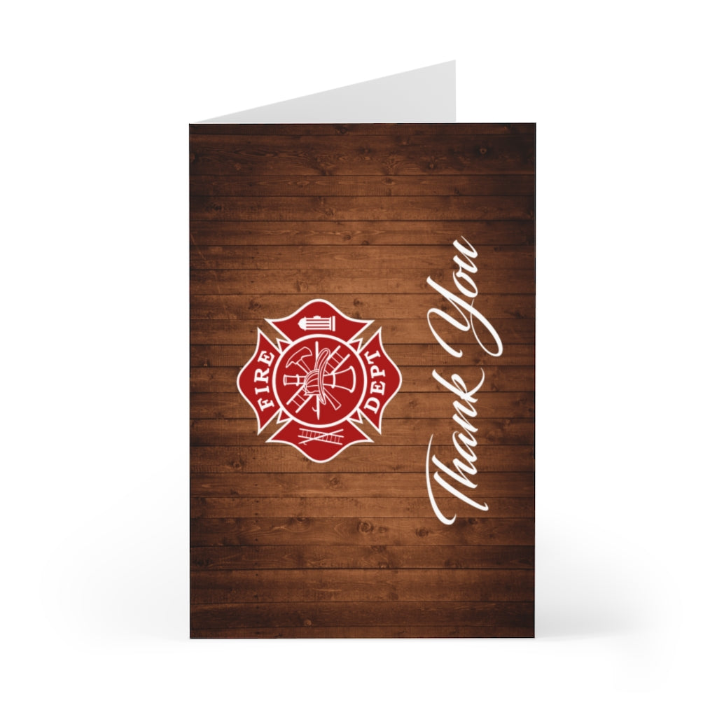 Firefighter Thank You Greeting Cards (7 pcs)