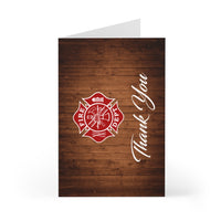 Firefighter Thank You Greeting Cards (7 pcs)