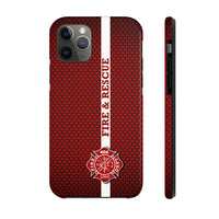 Firefighter Mesh Printed Case Mate Tough Phone Cases - firestationstore.com