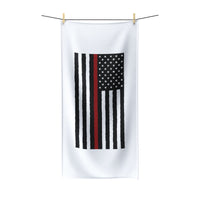 Firefighter Thin Red Line Polycotton Towel - firestationstore.com - Home Decor