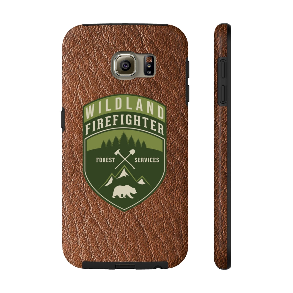 Wildland Firefighter Patch Tough Phone Cases