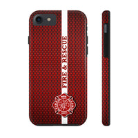 Firefighter Mesh Printed Case Mate Tough Phone Cases - firestationstore.com