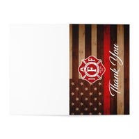 IAFF Thin Red Line Thank You Greeting Cards (7 pcs)