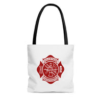 Volunteer Firefighter Maltese Cross Tote Bag - firestationstore.com - Bags