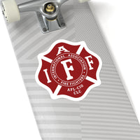 IAFF Maltese Cross Stickers - firestationstore.com - Paper products