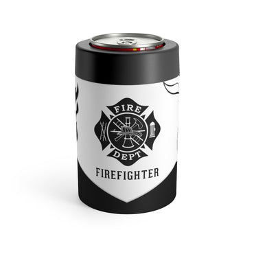 Firefighter Maltese Cross & Flames Can Holder