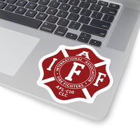 IAFF Maltese Cross Stickers - firestationstore.com - Paper products