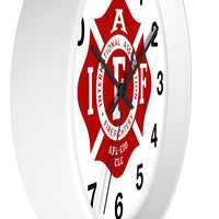 IAFF Maltese Cross Wall clock