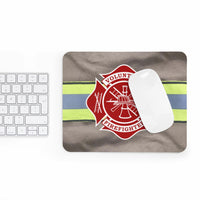 Volunteer Firefighter Jacket Mousepad - firestationstore.com