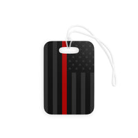 Firefighter Thin Red Line Luggage Bag Tag