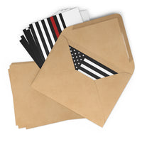 IAFF Thin Red Line Thank You Greeting Cards (7 pcs)