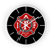 IAFF Maltese Cross Wall clock