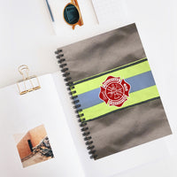 Volunteer Firefighter Jacket Spiral Notebook - Ruled Line - firestationstore.com