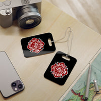 Firefighter Maltese Cross Luggage Tag - firestationstore.com