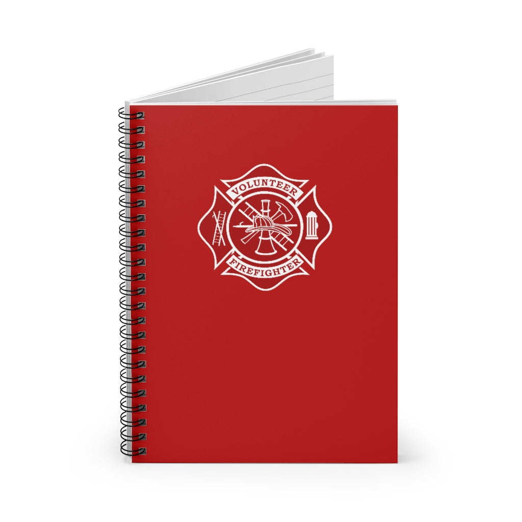 Volunteer Firefighter Spiral Notebook - Ruled Line – firestationstore.com