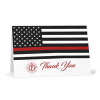 IAFF Thin Red Line Thank You Greeting Cards (7 pcs)