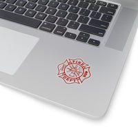 Firefighter Maltese Cross Stickers - firestationstore.com