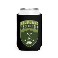 Wildland Firefighter Patch Can Koozie Sleeve