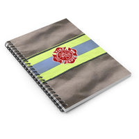 Firefighter Jacket Spiral Notebook - Ruled Line - firestationstore.com