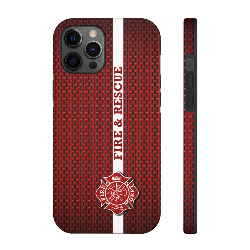 Firefighter Mesh Printed Case Mate Tough Phone Cases - firestationstore.com