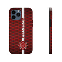 Firefighter Mesh Printed Case Mate Tough Phone Cases - firestationstore.com