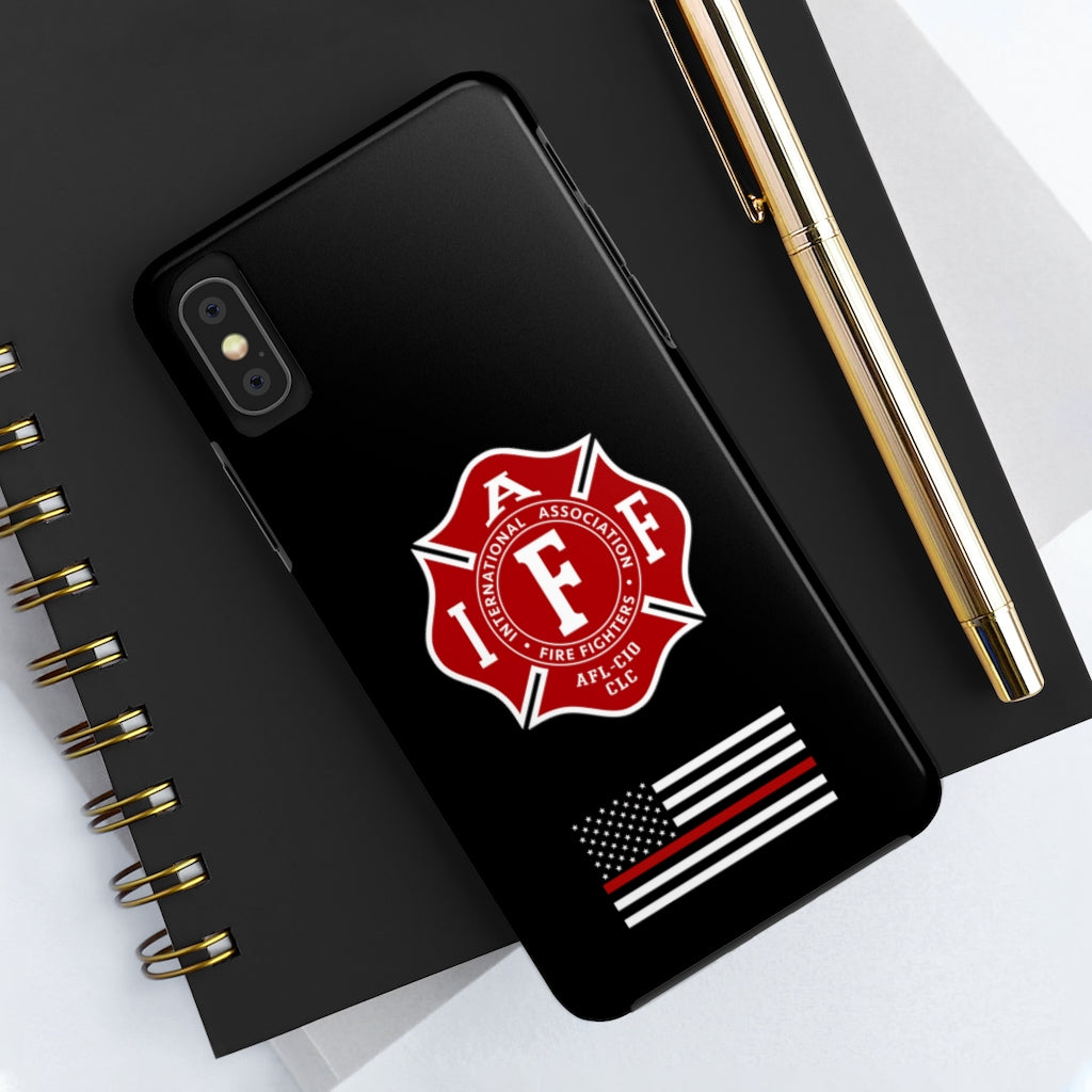 IAFF Maltese Cross & Thin Red Line Tough Phone Cases