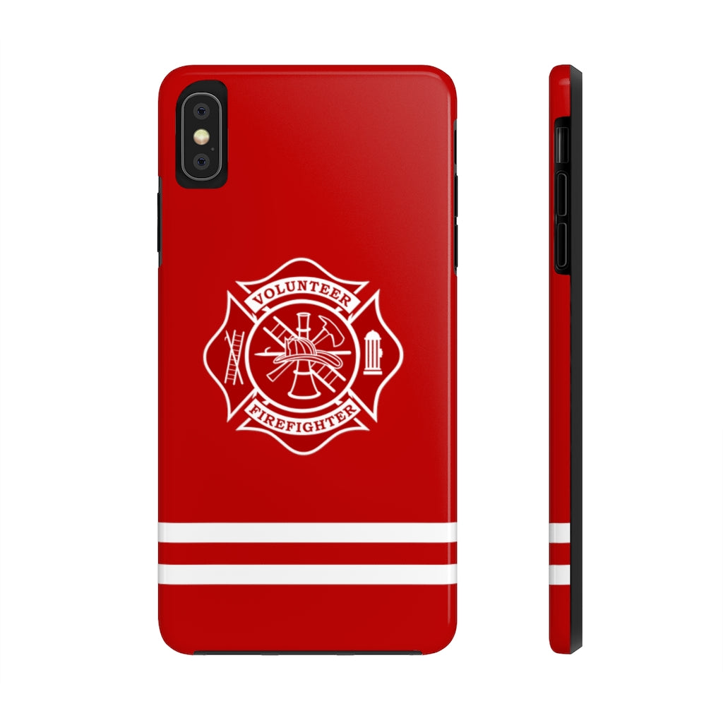 Volunteer Firefighter Maltese Cross Tough Phone Cases - firestationstore.com
