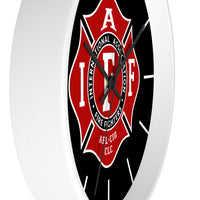 IAFF Maltese Cross Wall clock