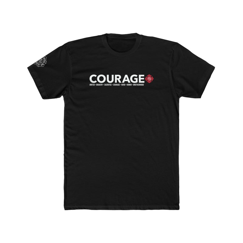 Firefighter Courage Men's Cotton Crew Tee - firestationstore.com