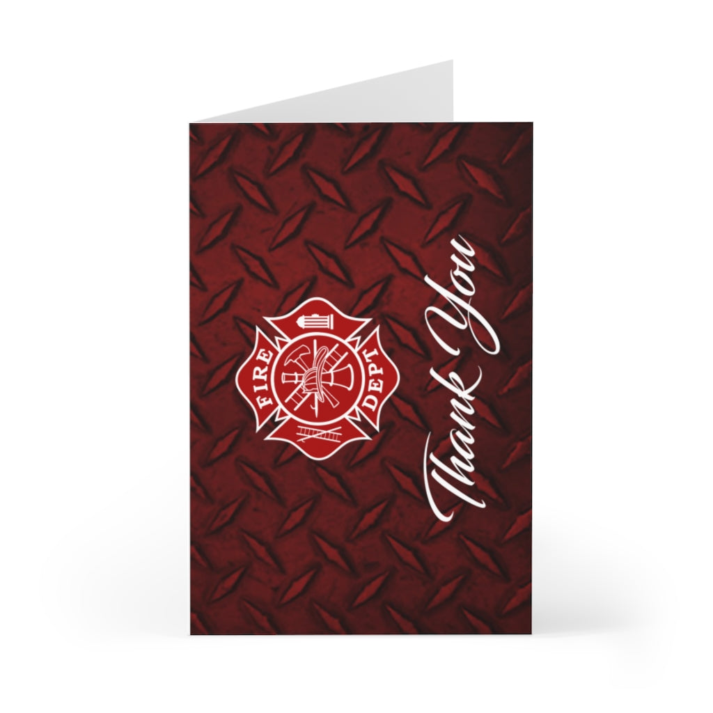 Firefighter Thank You Greeting Cards (7 pcs)