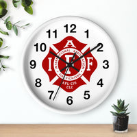 IAFF Maltese Cross Wall clock