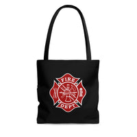 Firefighter Maltese Cross Tote Bag - firestationstore.com
