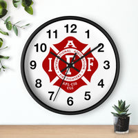 IAFF Maltese Cross Wall clock